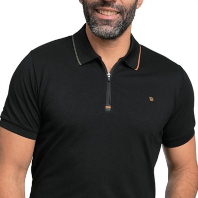 Polo à manches courtes homme Classic NOIR BENSON & CHERRY
