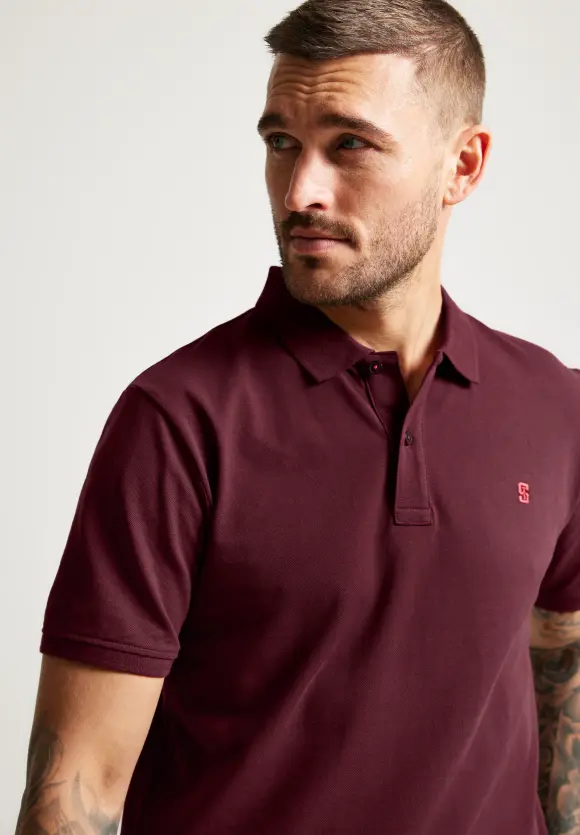 Piquée Poloshirt - rosewood red