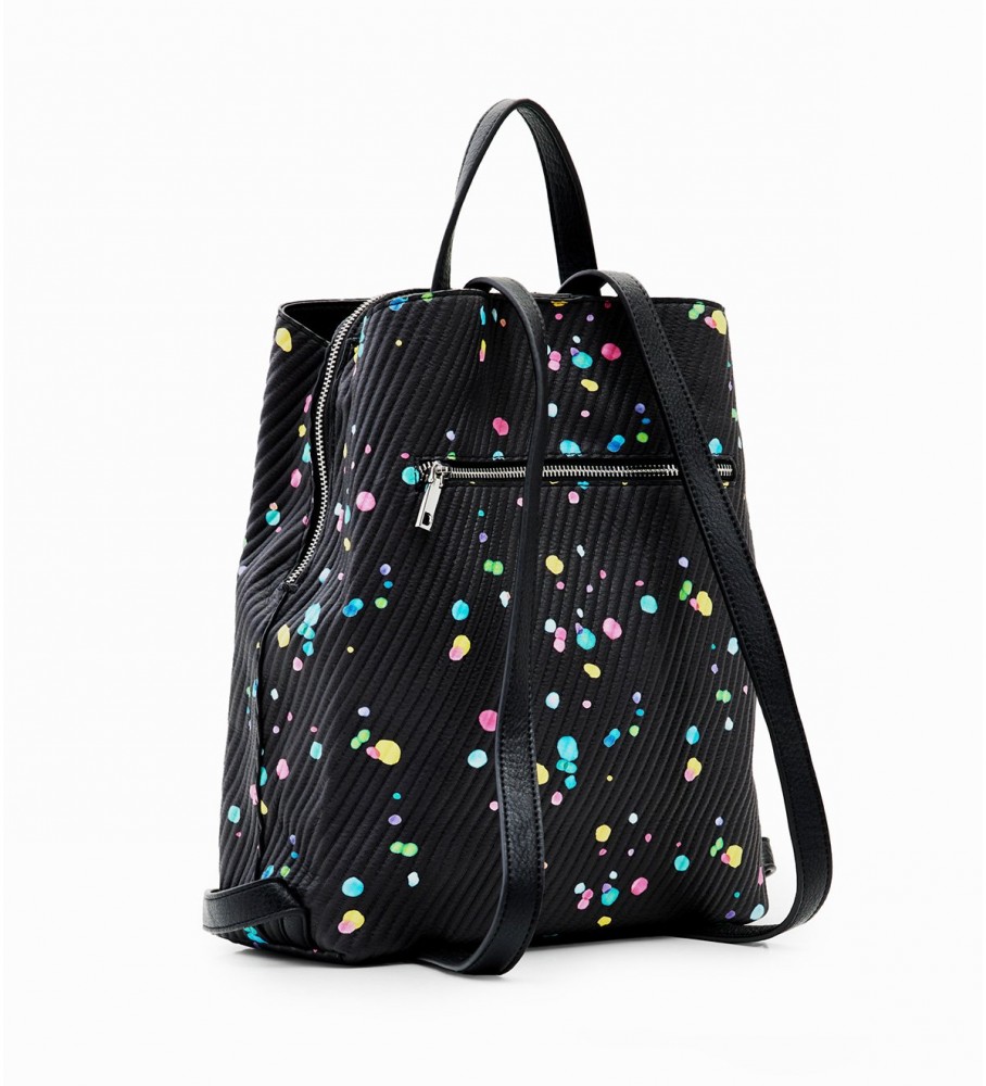 Mochila Desigual Splatter23 Sumy, preta