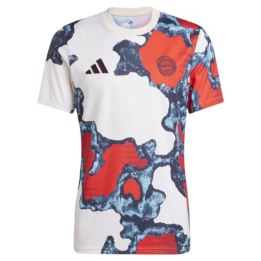 adidas FC Bayern 24/25 vor dem Spiel kurzarm-T-shirt