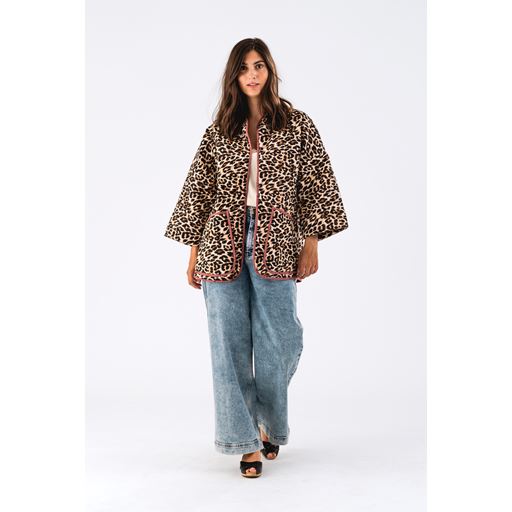 Lollys Laundry Lulu Jakke, Leopard Print, L