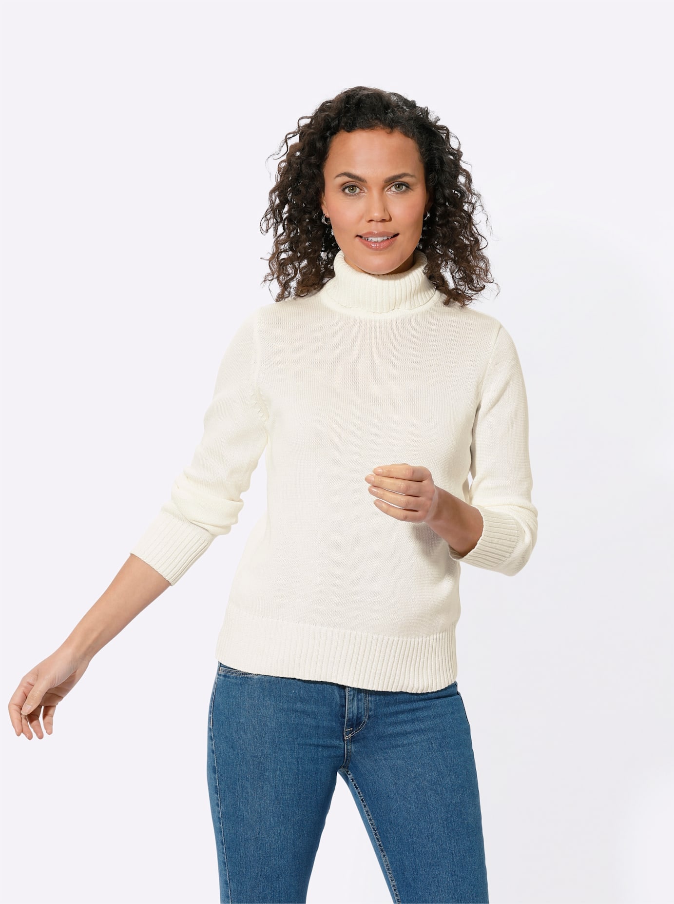 Casual Looks Rollkragenpullover »Pullover«