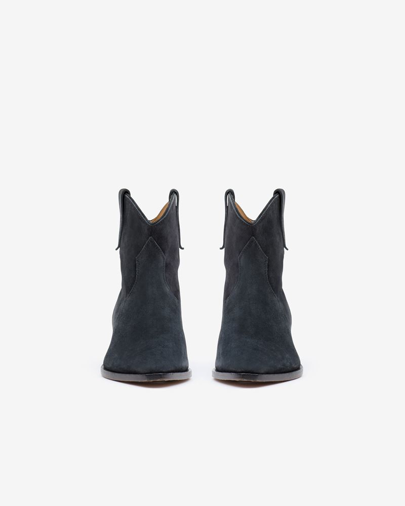 DEWINA BOTTINES EN CUIR VELOURS