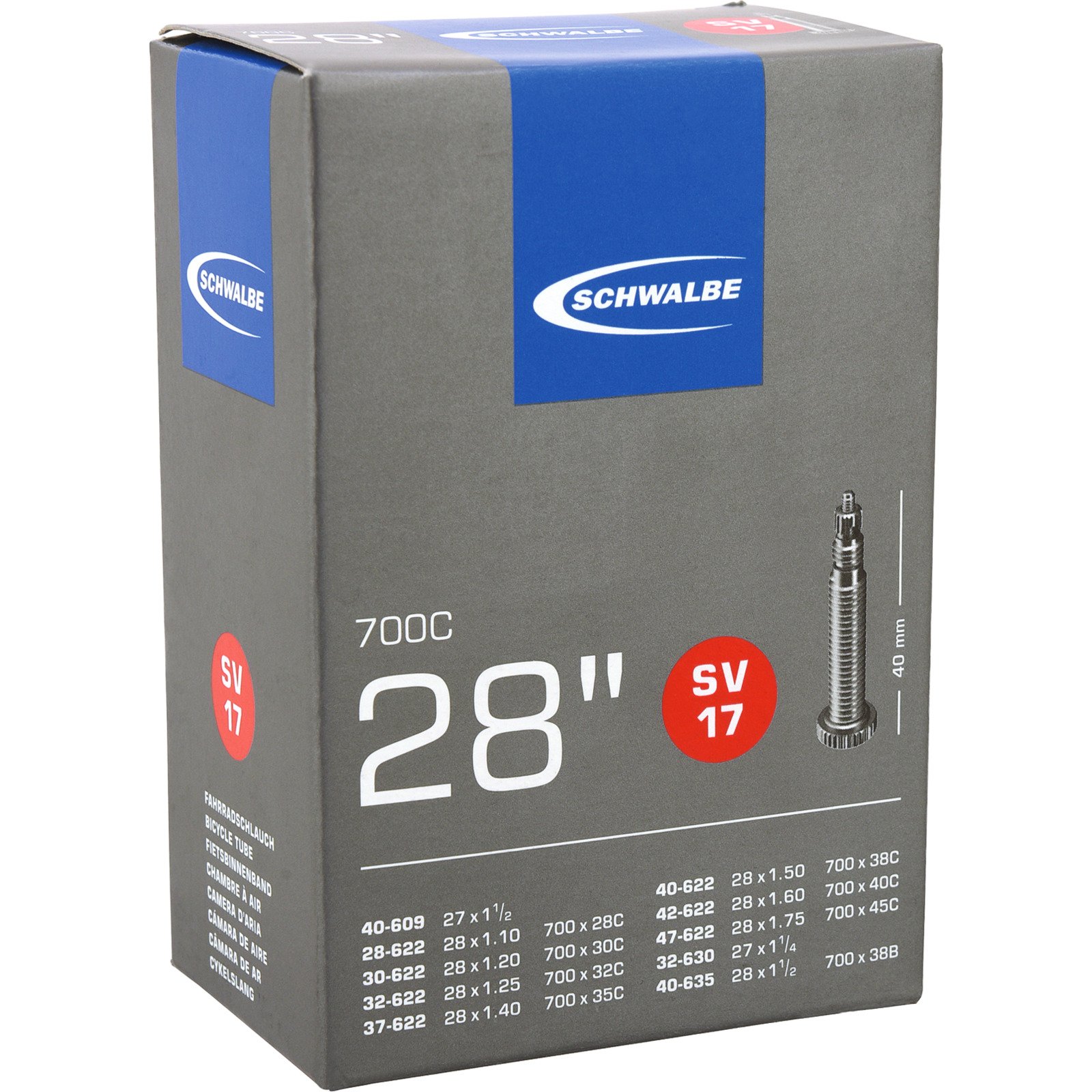 Schwalbe Fahrradschlauch SV17 27/28x1.10-1.75