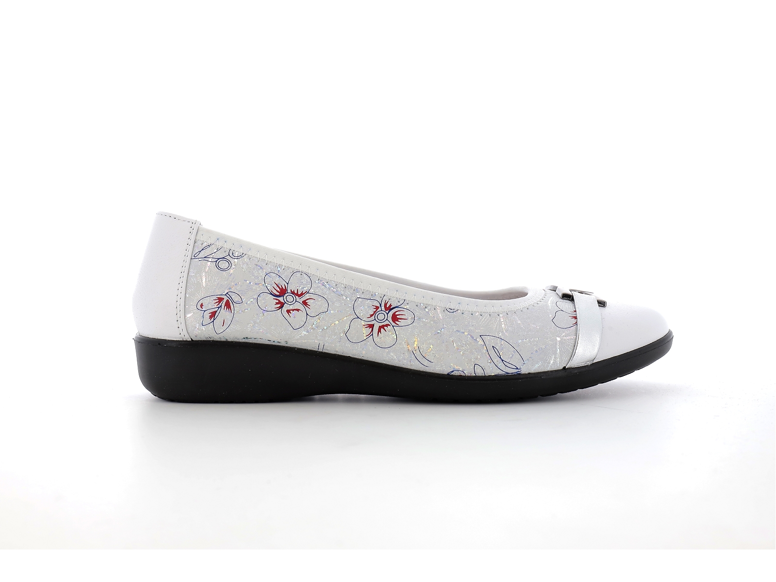 Inea-INDIRA Cuir Blanc Argent
