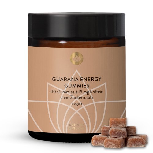 Sunday Natural Products  Guarana Koffein Energy Gummies