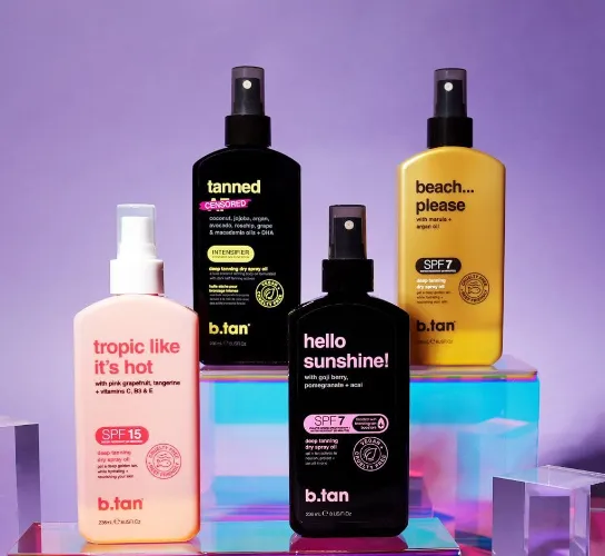 B.tan b.tan tanned AF Intensifier tanning oil m/pumpe 236ml