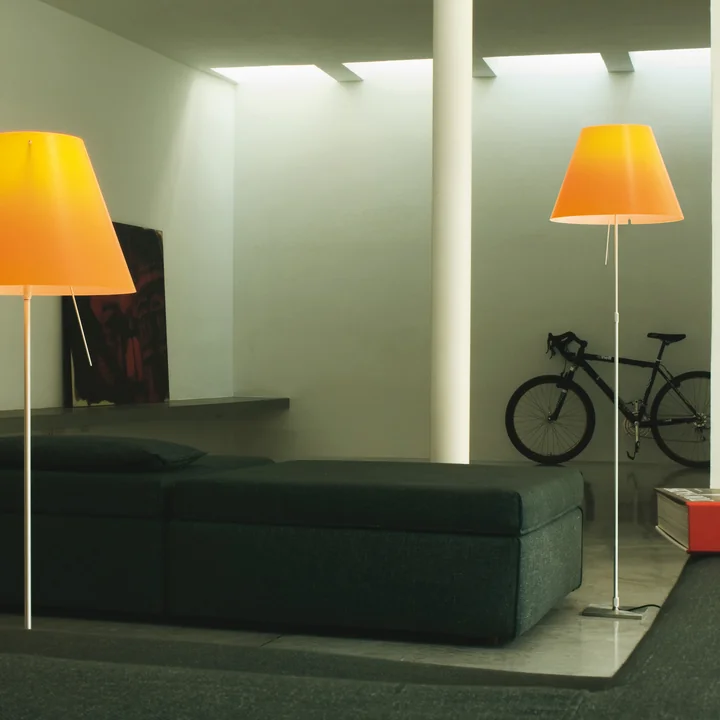 Luceplan - Costanza Stehleuchte D13 t.c., alu (Komplett)