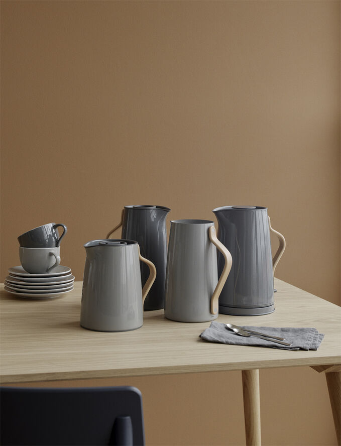 Stelton Emma termokande, kaffe 1,2 l, grey Grey