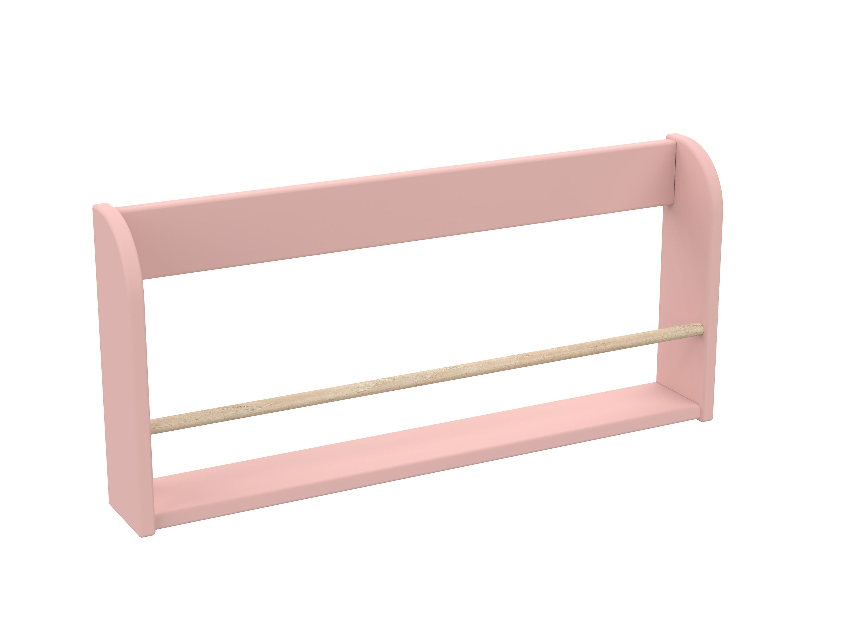 DOTS Buchablage, pink 75x10x34.5cm - Pink / B: 75.0 cm x T: 10.0 cm x H: 34.5 cm