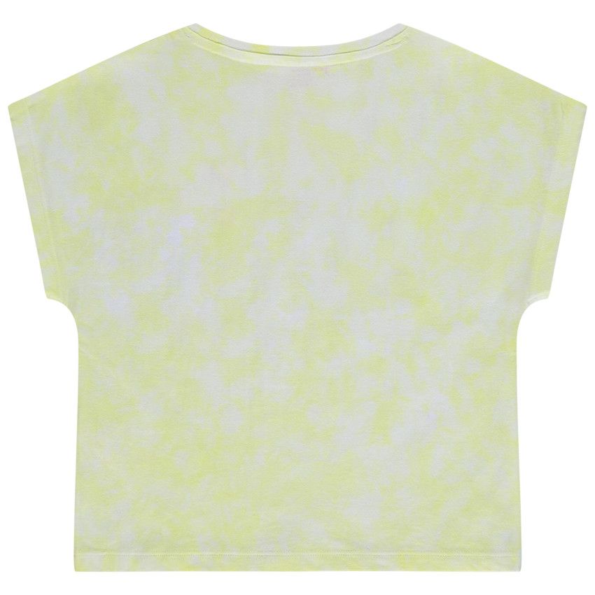 T-shirt manches courtes effet tie & dye Simba Disney pour fille - Jaune