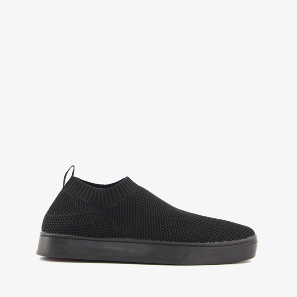Hush Puppies lage dames sok sneakers zwart