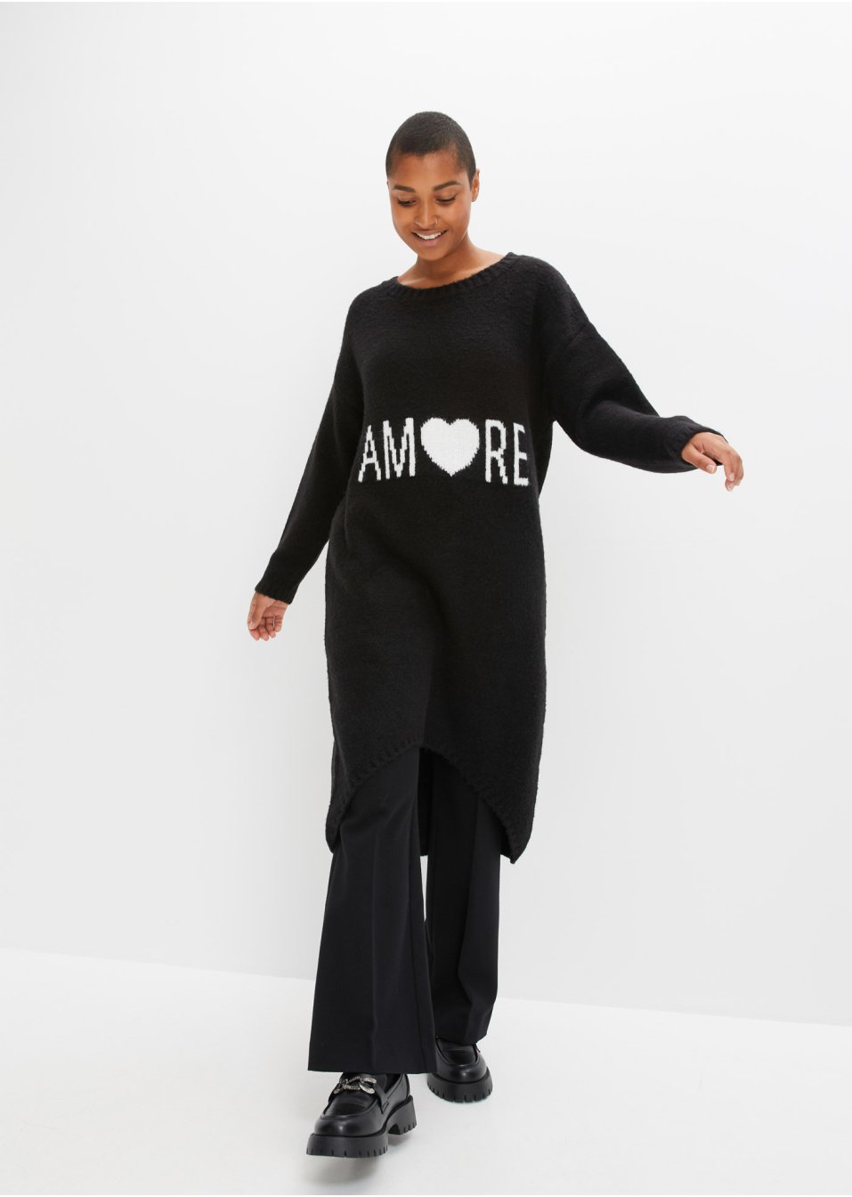 Pull long en maille