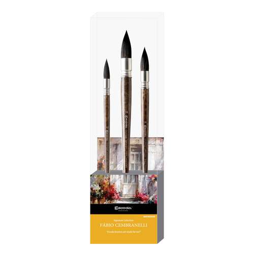ESCODA® Fabio Cembranelli  Pinsel Set, Serie 8607-1