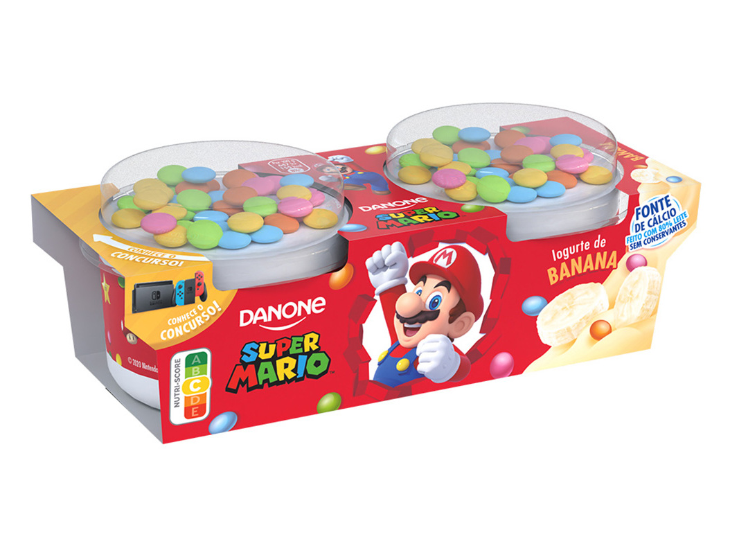 IOGURTE DANONE SUPER MARIO BANANA 2X110G