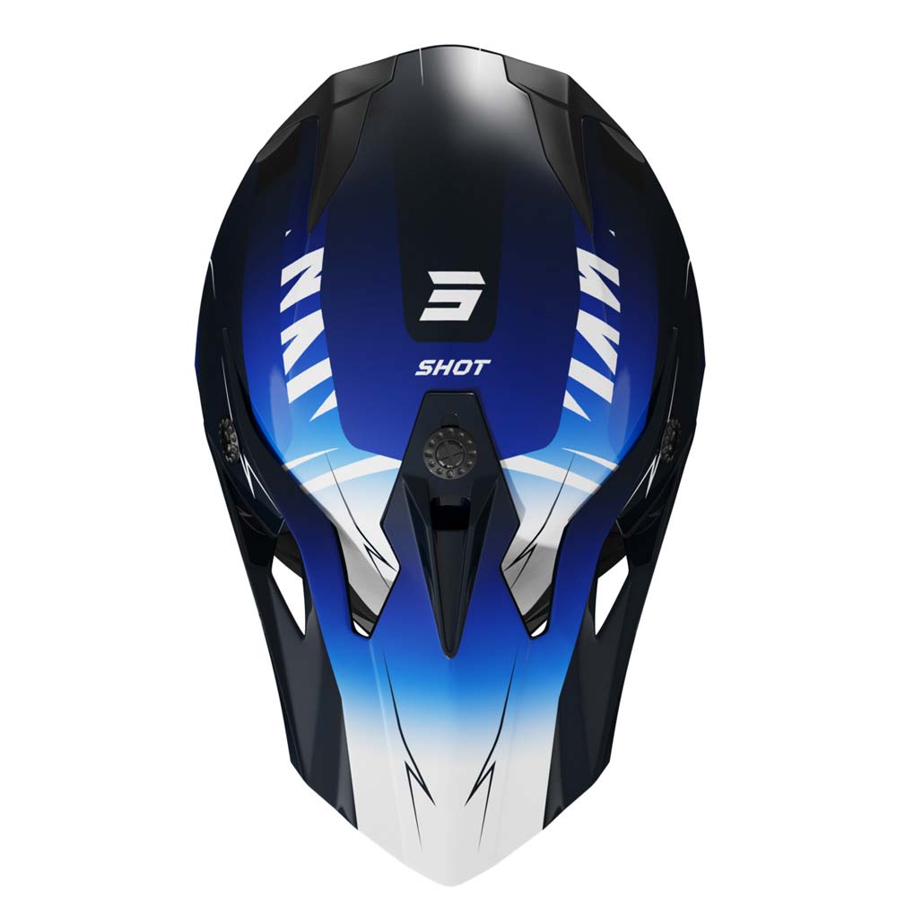 Shot - Casque Pulse X-Trem Noir / Bleu / Blanc / Brillant
