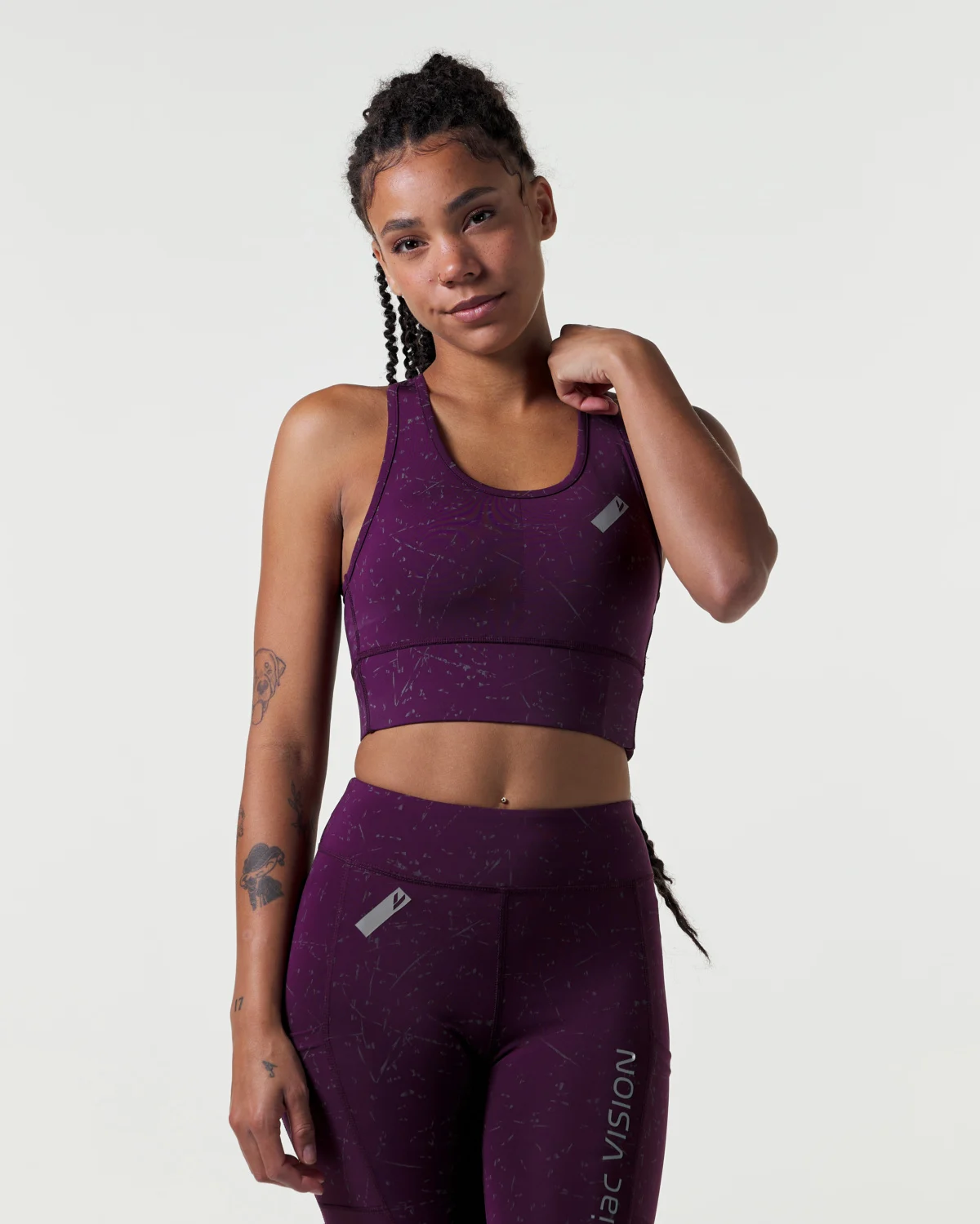 LEVITY Zodiac Reflective Bra Optic Stardust
