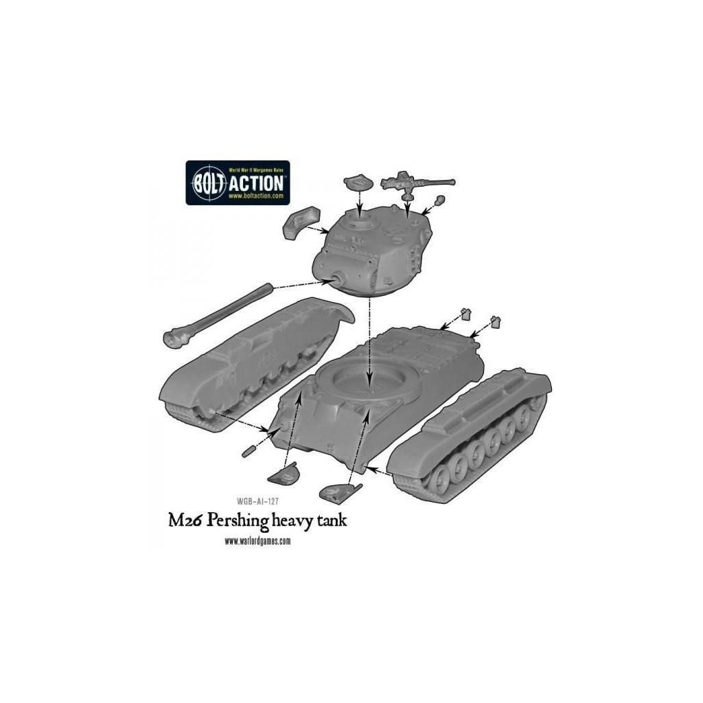 Bolt Action - M26 Pershing Heavy Tank