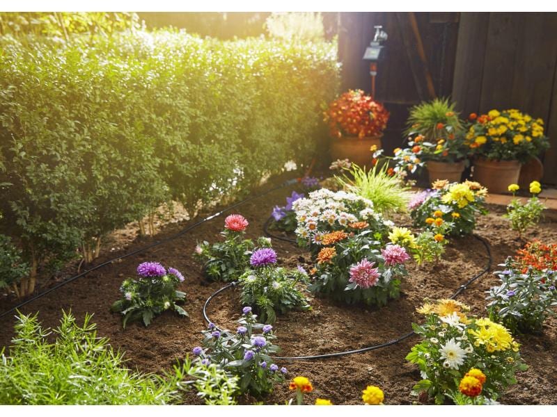 GARDENA Start-Set S 13010 Micro-Drip-System Pflanzreihe Bewässerungssystem für Reihenpflanzen