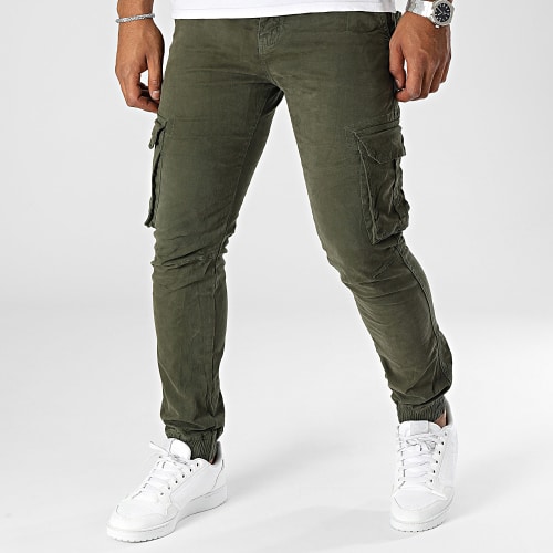 Pantalon Cargo Vert Kaki