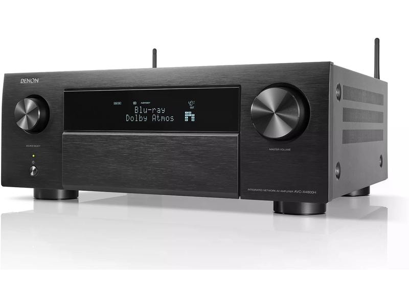 Denon AV-Receiver AVC-X4800H Schwarz 9.4-Kanal-Verstärker mit 8K-Video und 3D-Audio