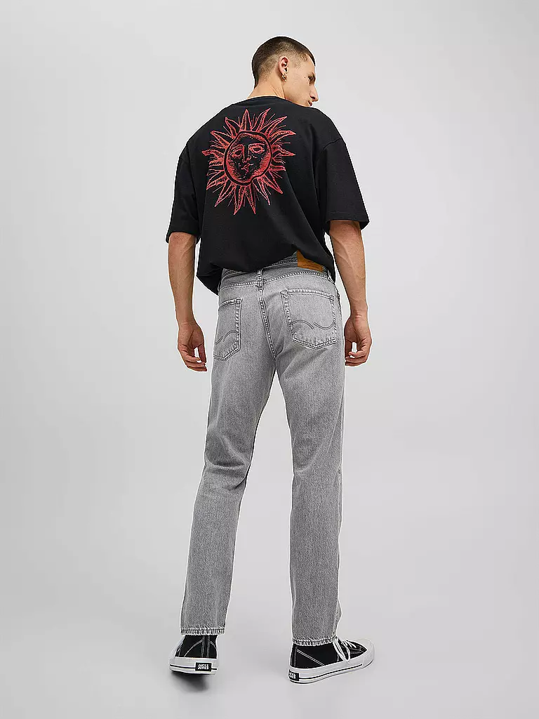 JACK & JONES Jeans Relaxed Fit JJICHRIS JJORIGINAL grau