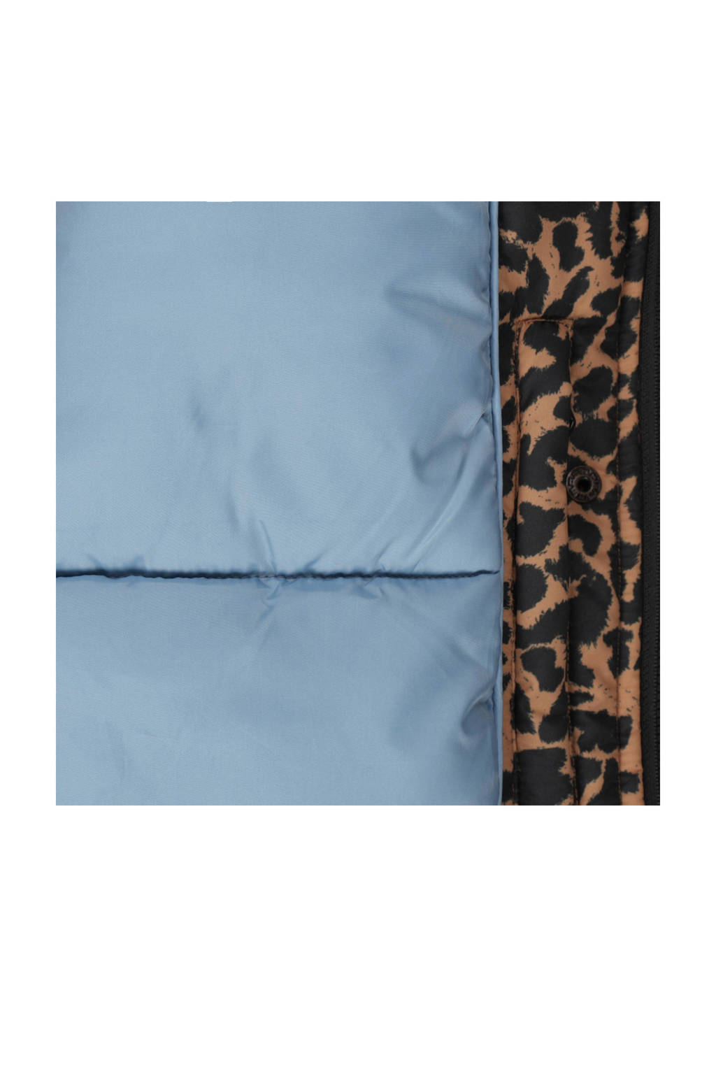 Tumble 'n Dry jas Norden met panterprint bruin/zwart