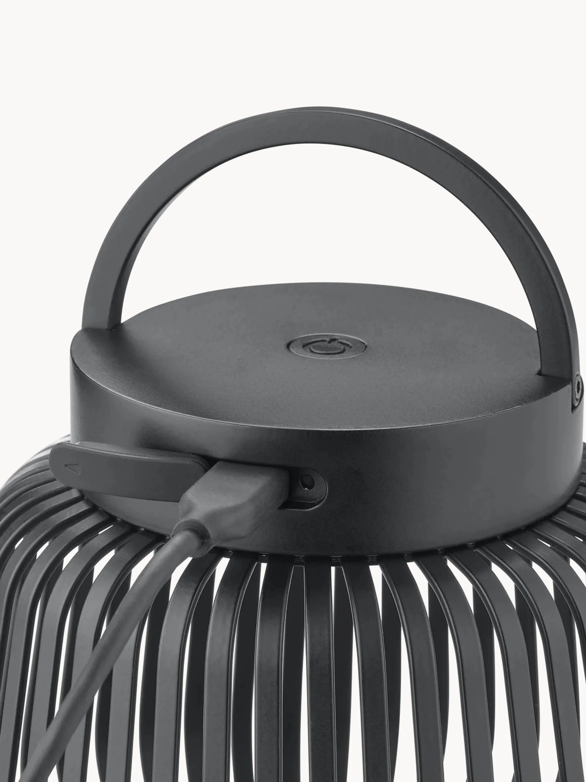 Draagbare outdoor LED-tafellamp Lito, H 12 cm