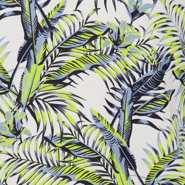 Unsigned heren singlet wit met print