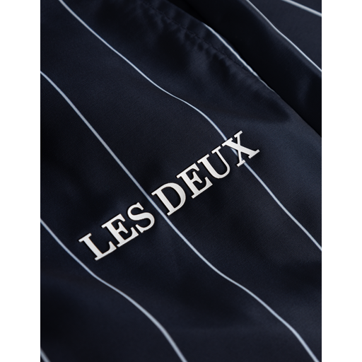 Les Deux Jake Track Shorts, Dark Navy/Ivory, XL
