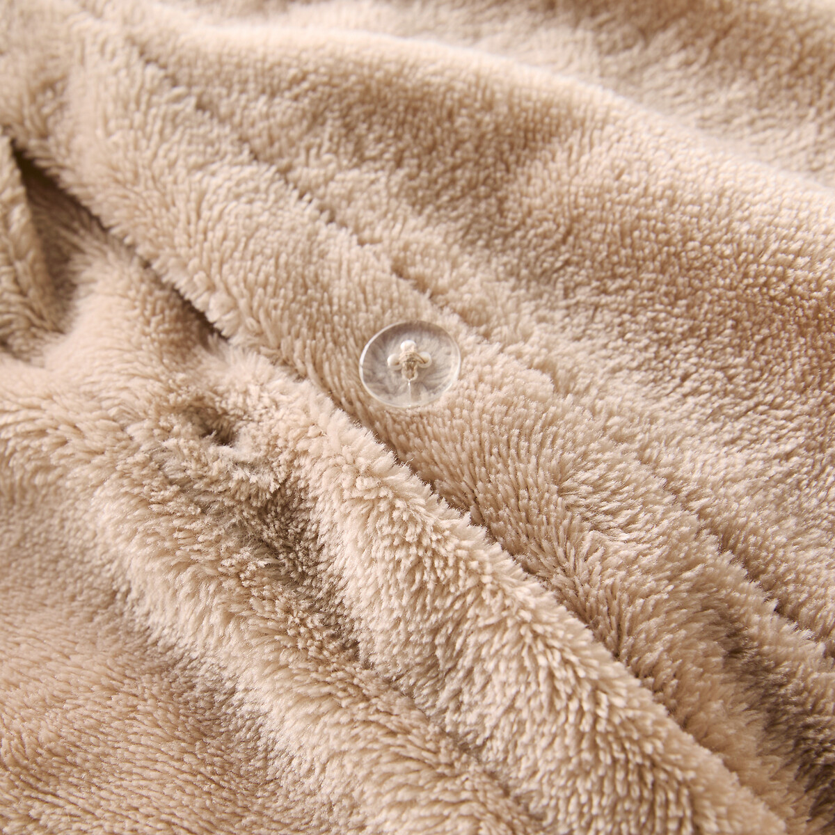 SO'HOME<br>Conjunto de roupa de cama com fronha quadrada, frente e verso em fleece