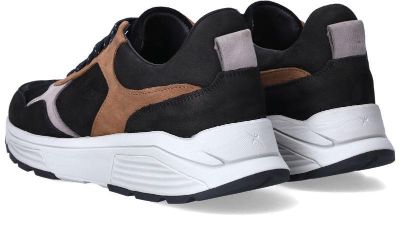 Xsensible Rialto Stretchwalker Sneakers Zwart Heren