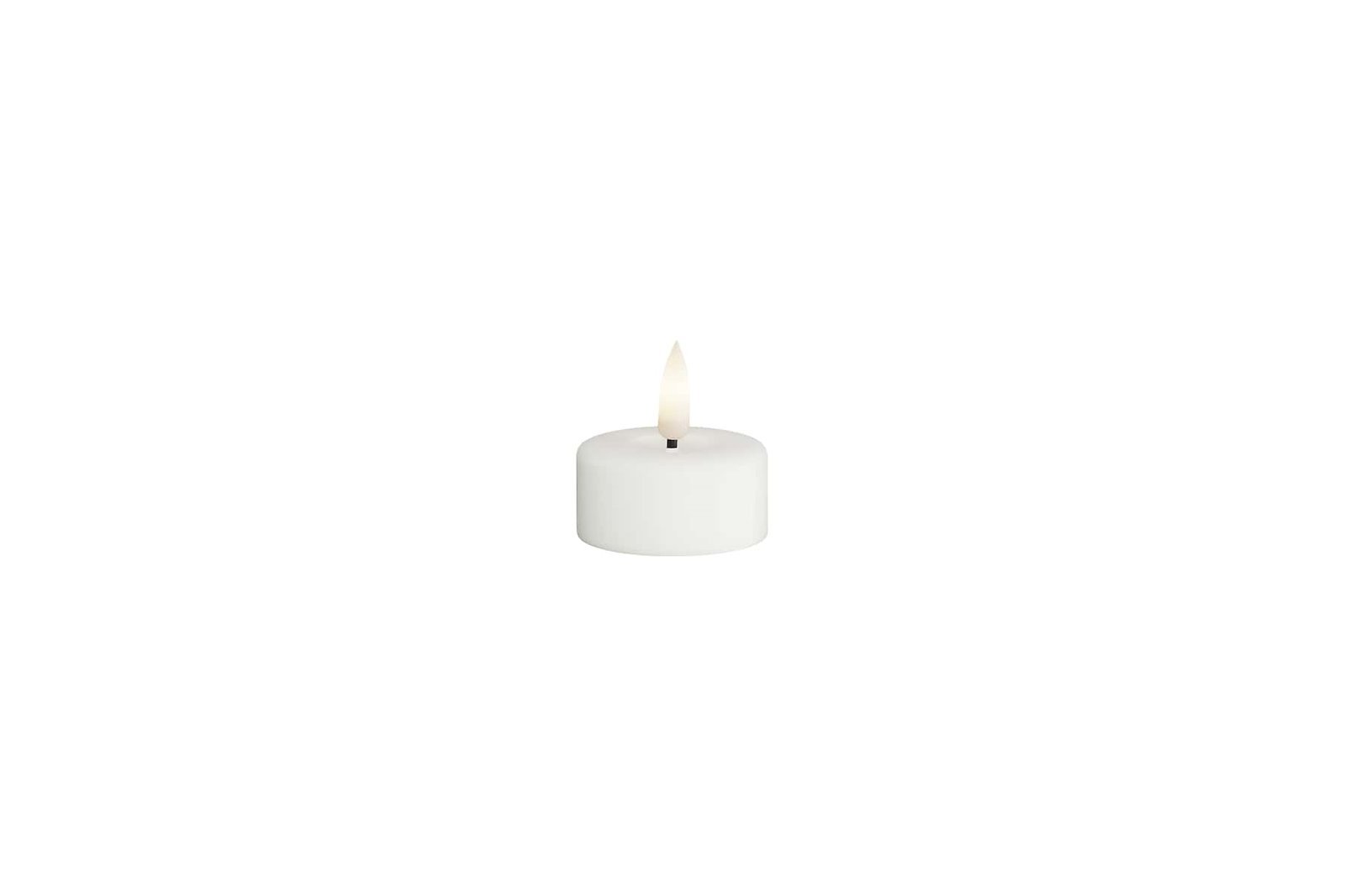 Real Flame Telys 4pk Hvit Ø3,5 cm