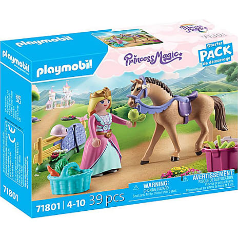 Playmobil prinsesse med hest 71801 39 dele