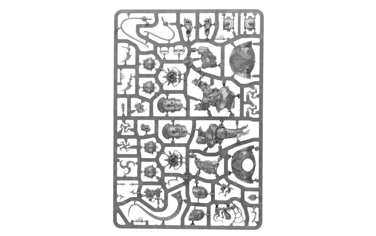 Figurenset Warhammer Age of Sigmar Skaven StormfiendsBausatz für 3 Figuren