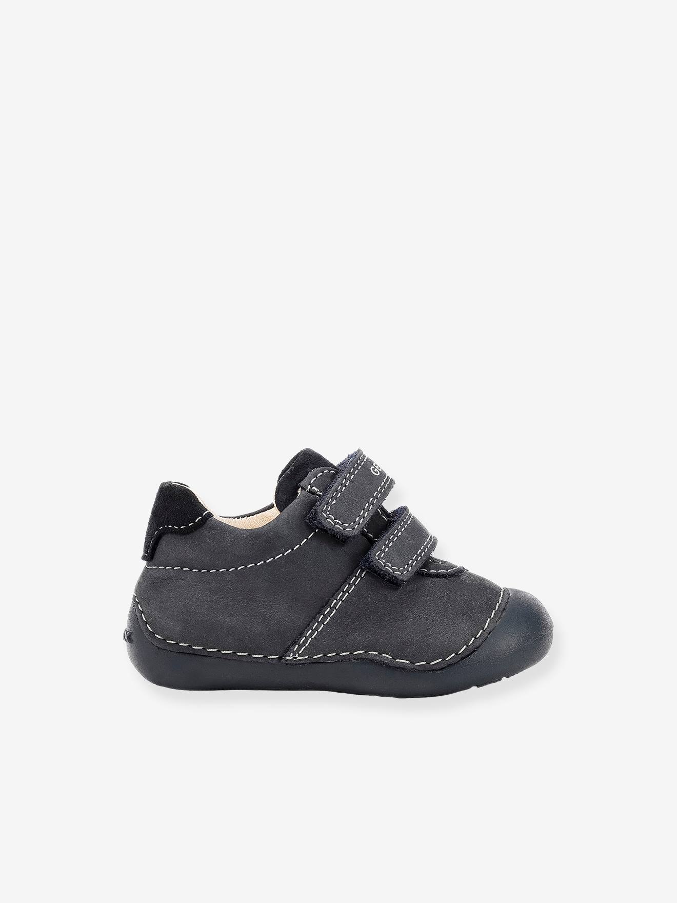 Sapatos flexíveis para bebês que engatinham Geox® B Tutim azul marinho