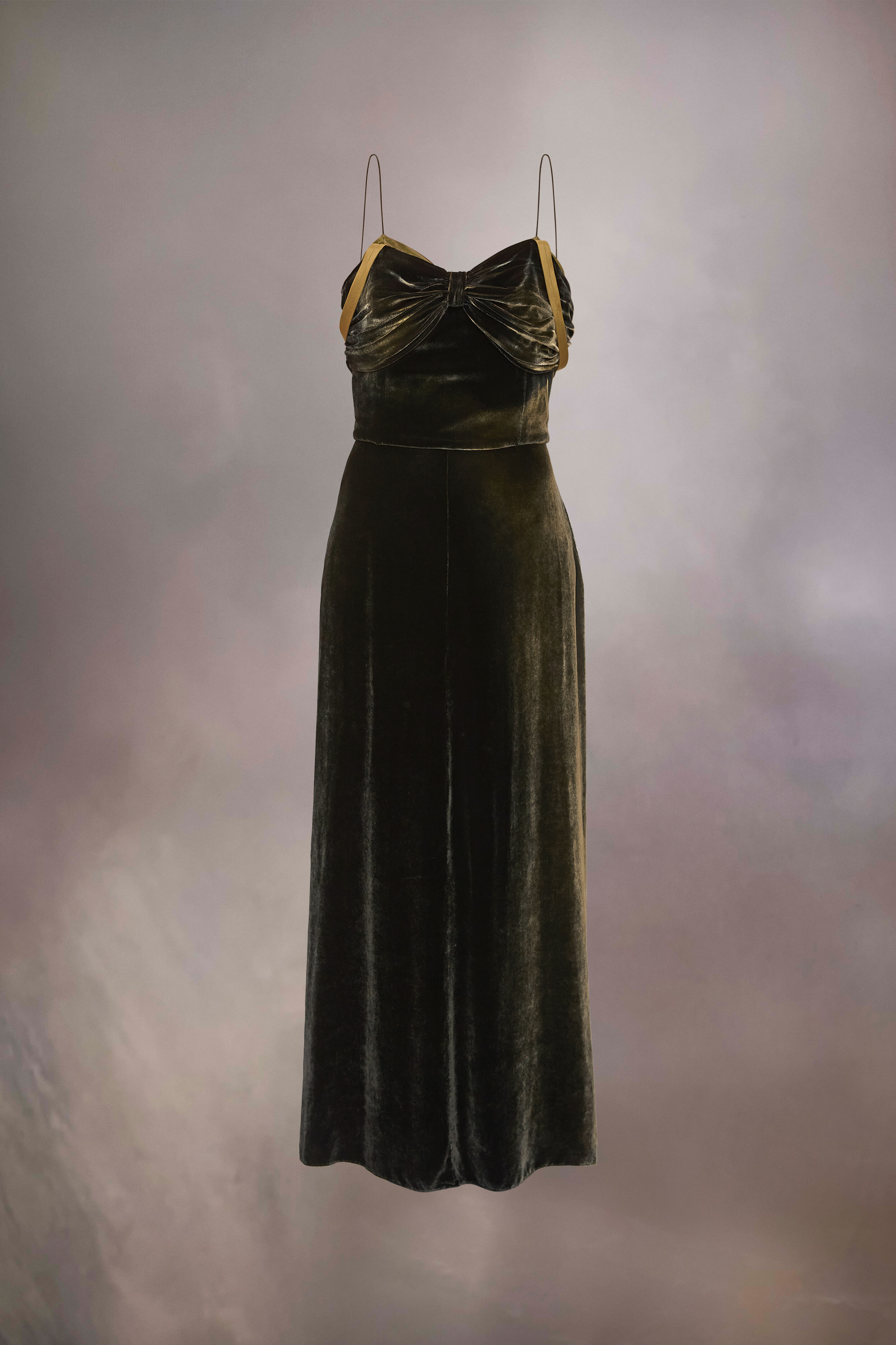 Robe longue en soie