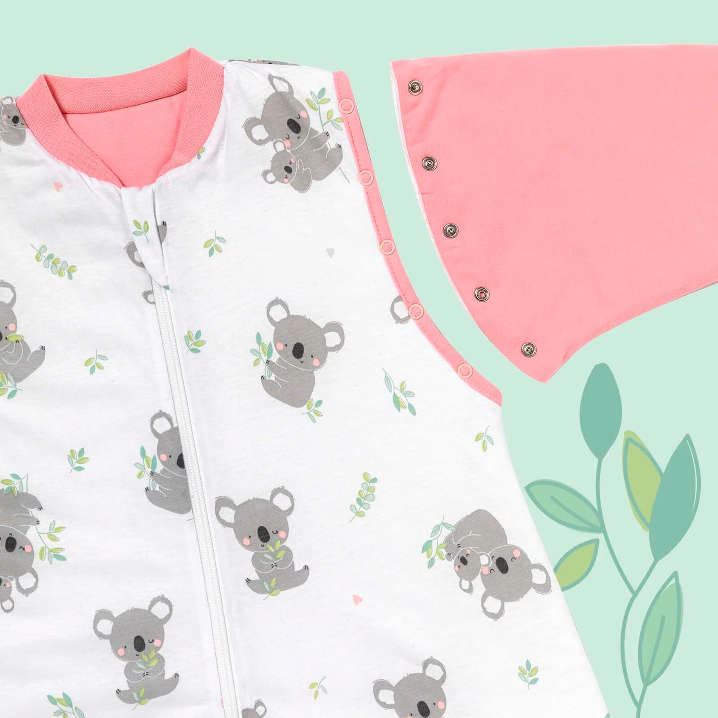schlummersack Schlafsack mit Füßen 3.5 Tog Koala