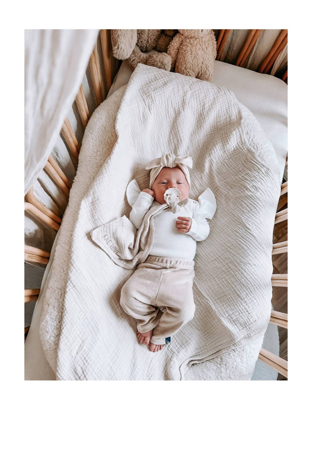 Babystyling babybroek beige