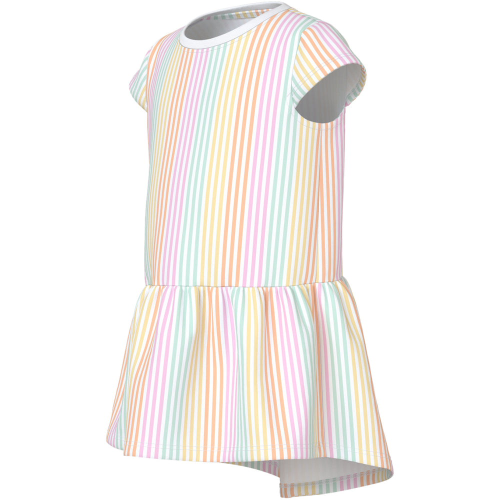 Køb Name It Bright White Cool Stripe Nmfvigga Capsl Kjole F1 Noos