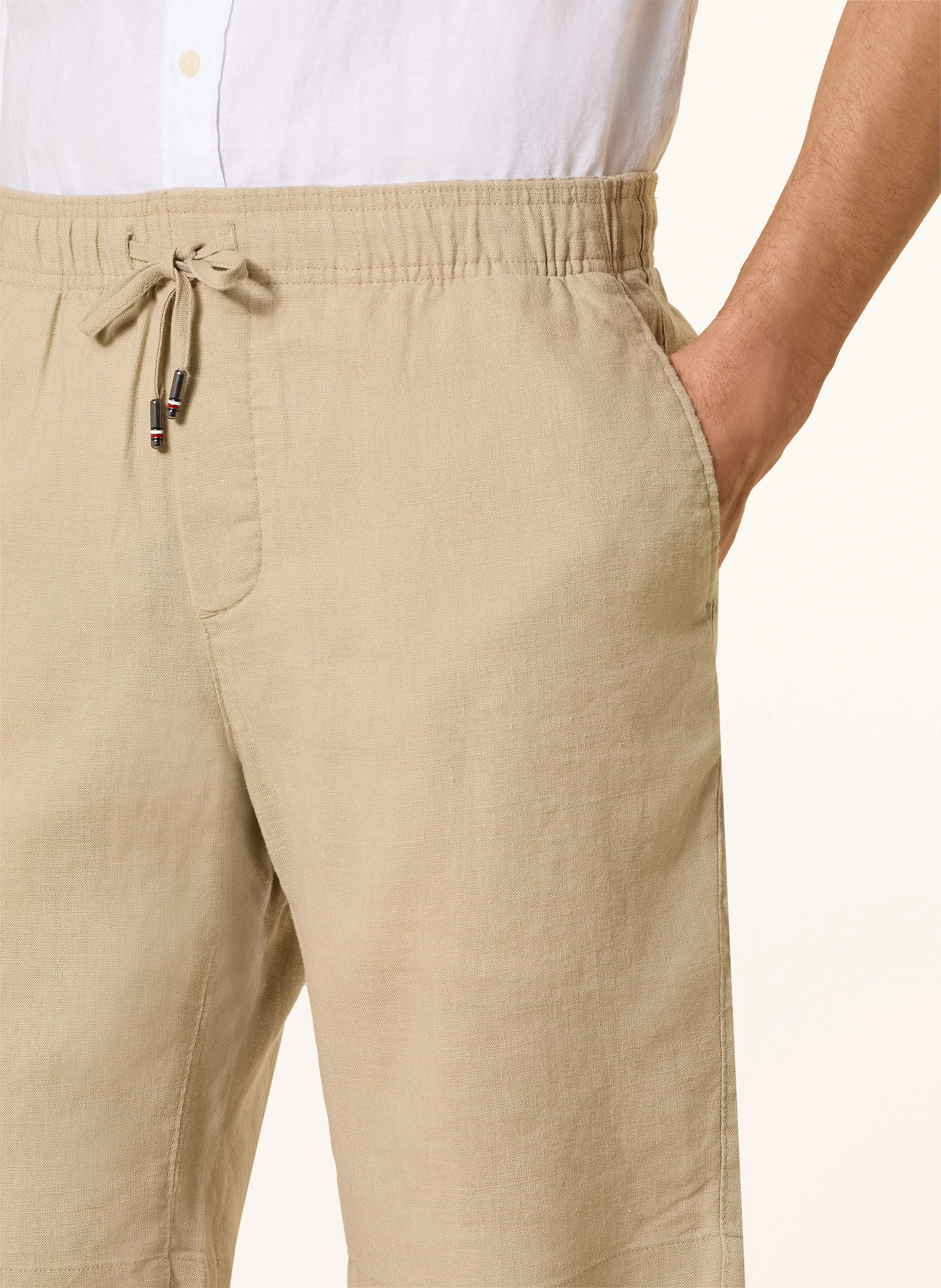 TOMMY HILFIGER Leinenshorts HARLEM Relaxed Tapered Fit