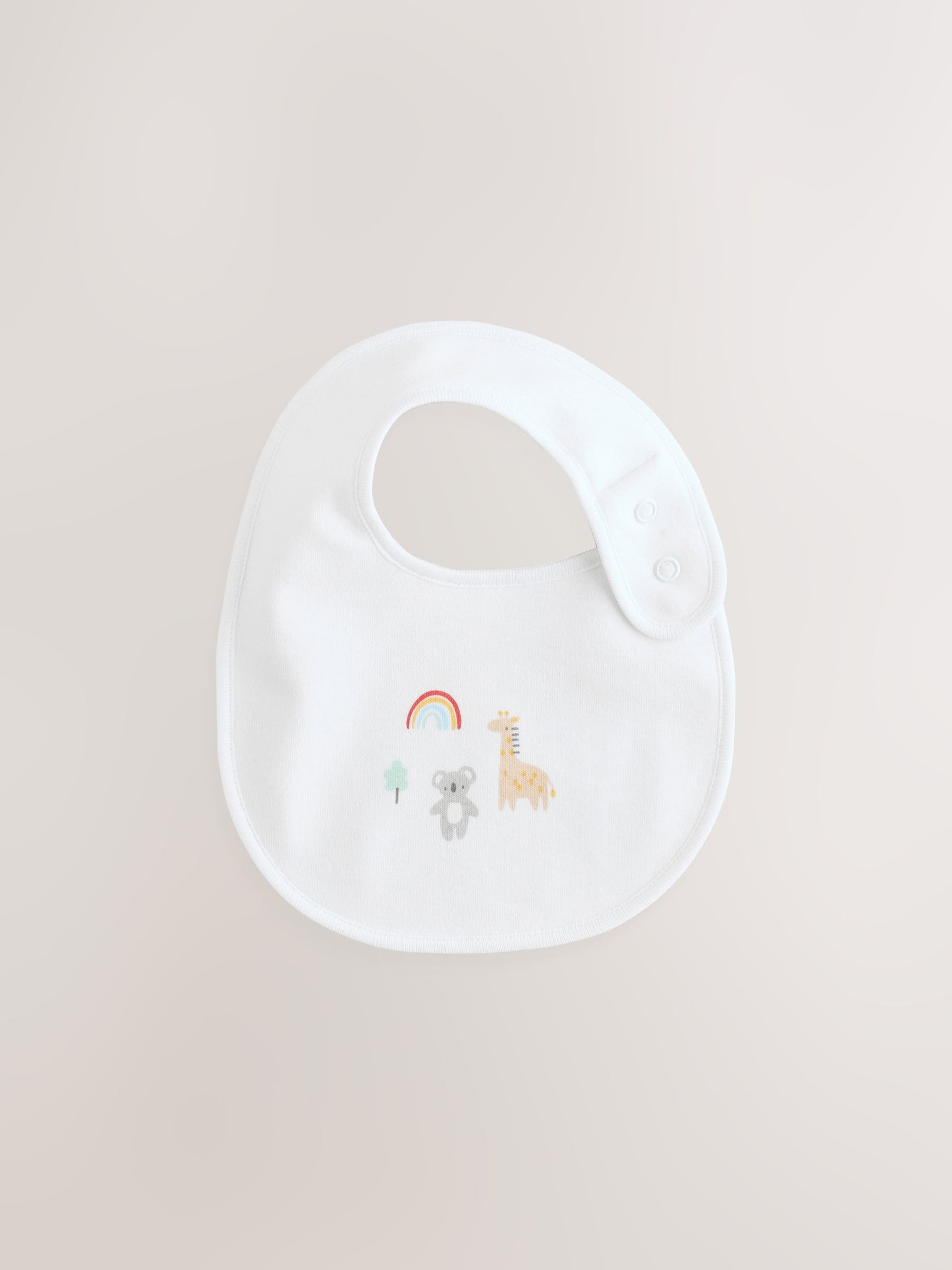 Wit - Animal Print Baby Bibs 5 Pack