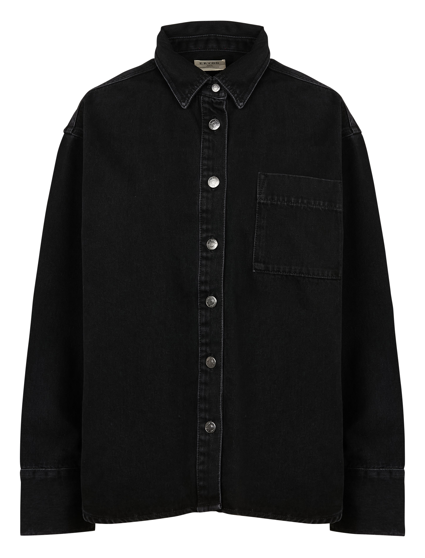 JIMMY - Chemise jean en coton | Noir