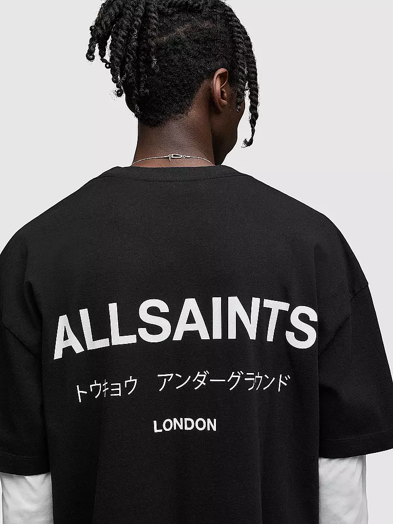 ALLSAINTS T-Shirt UNDERGROUND schwarz