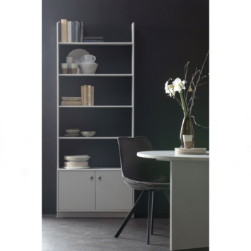 WOOOD wandkast Madu wolkengrijs grenenhout 200 x 79,6 x 35 cm