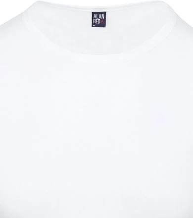 Alan Red Ottawa T-shirt Stretch Wit (3-Pack) 6680/3P/01 Ottawa T-Shirt White kopen