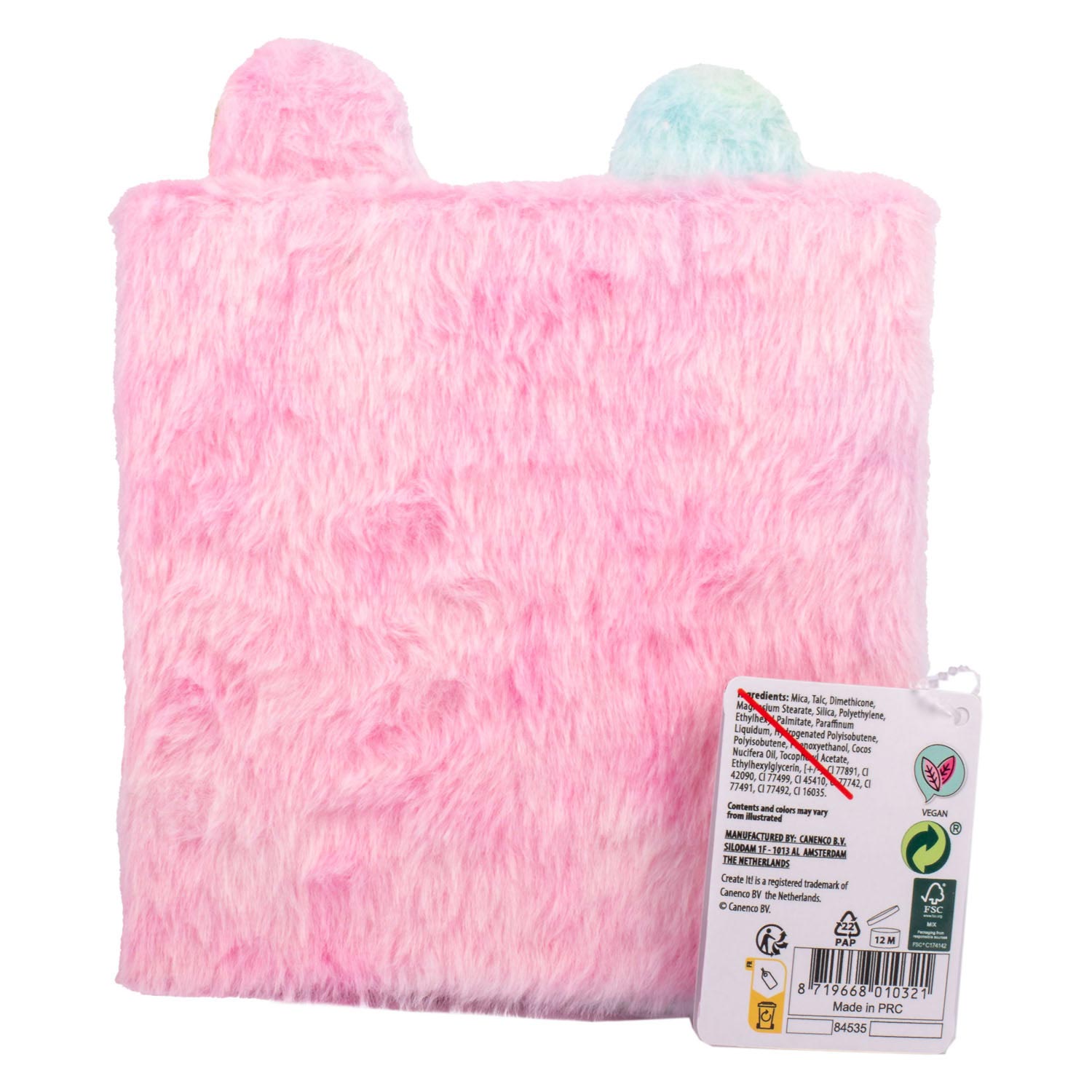 Create it! Beauty Oogschaduwpalet Fluffy, 8 Kleuren