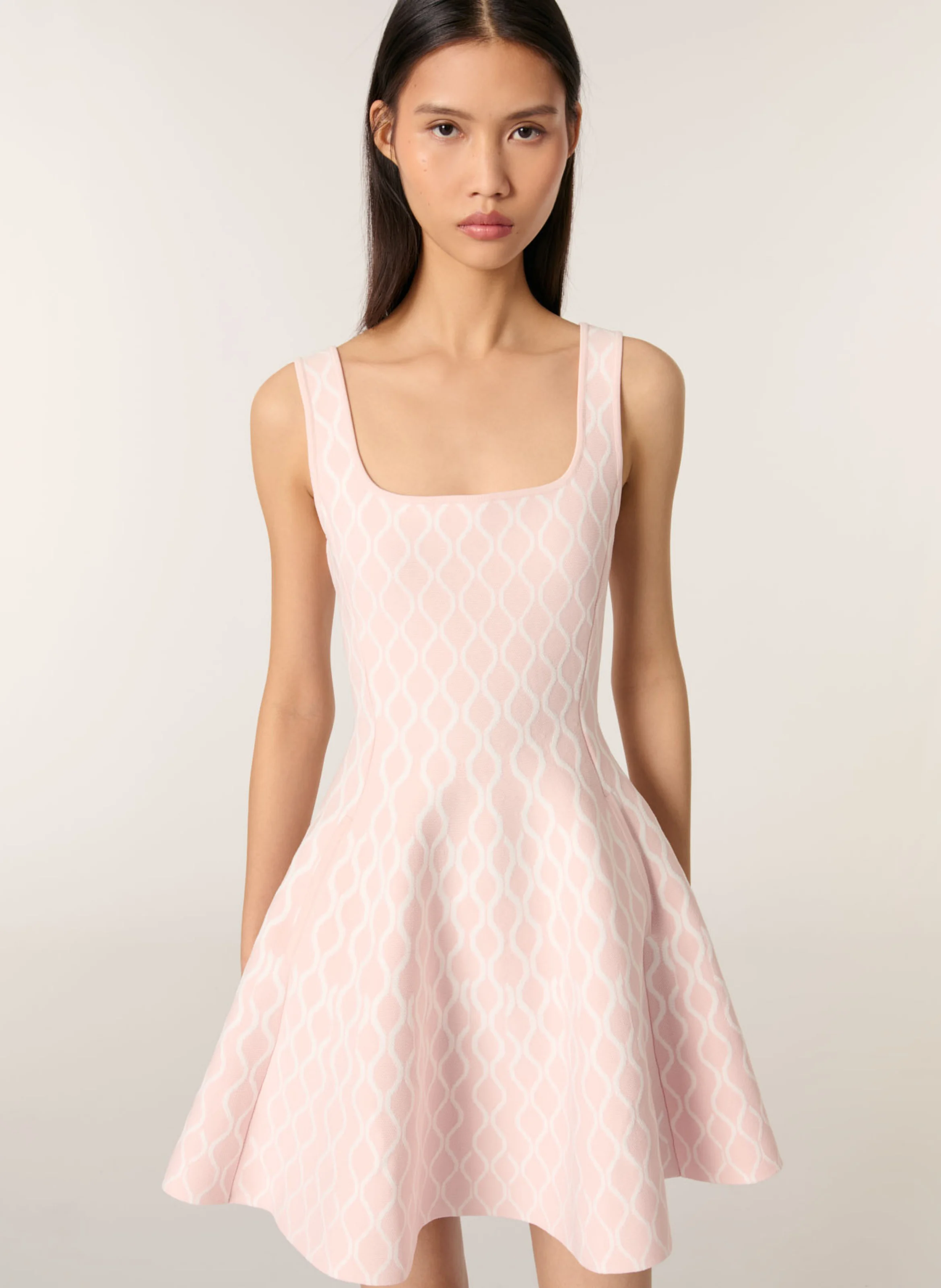 Roe courte imprimée | Rose