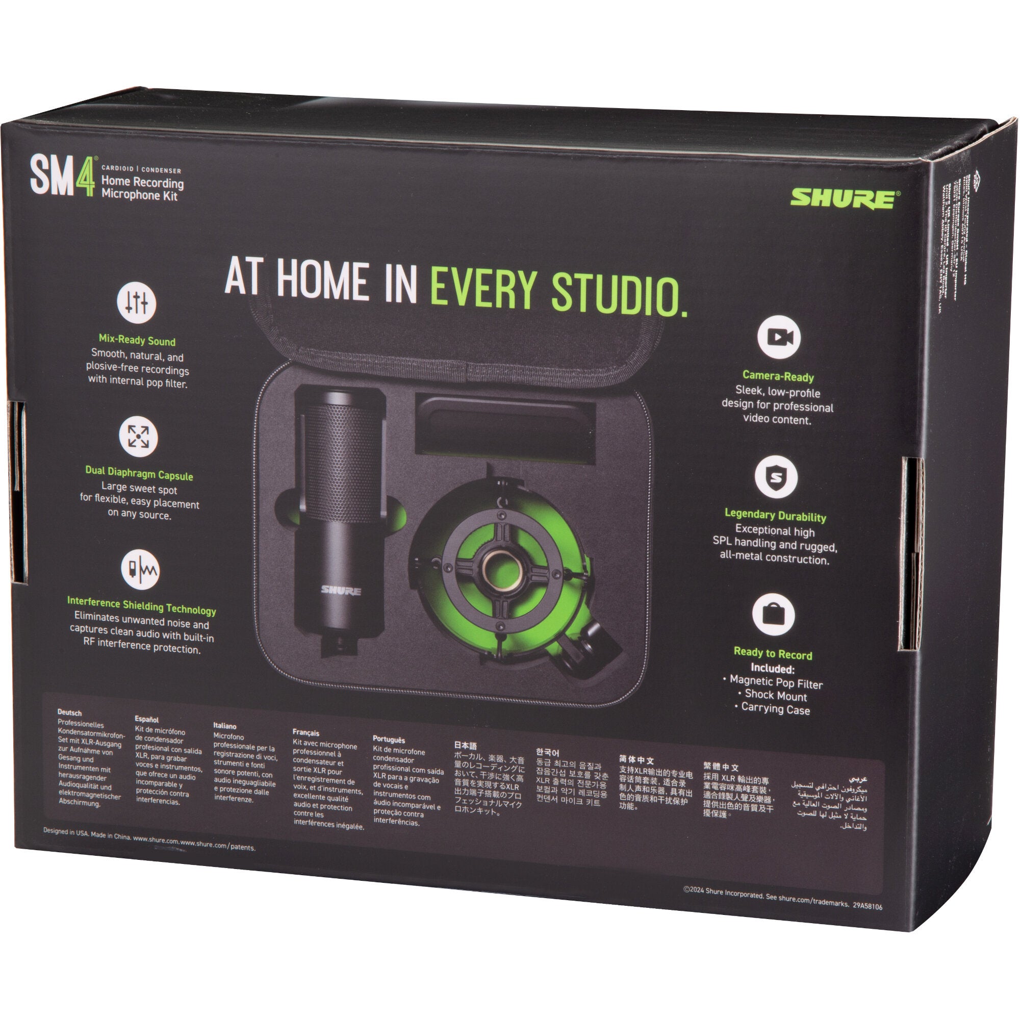 Shure SM4-K-Kit grootmembraan condensatormicrofoon