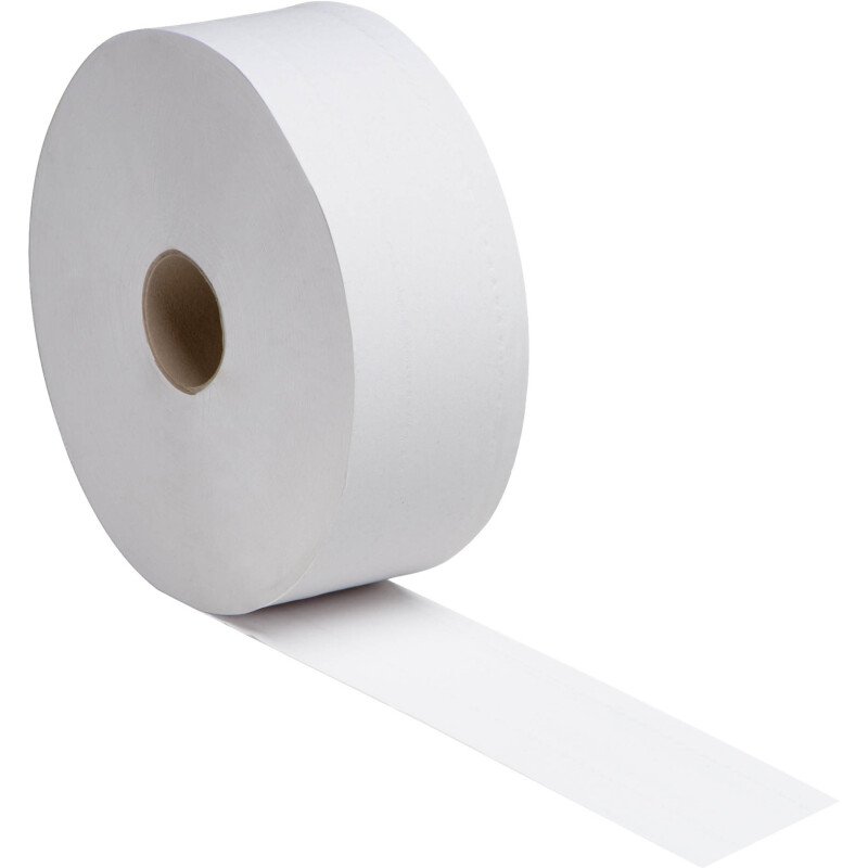 Papier toilette Maxi Jumbo double épaisseur Bruneau - 6 rouleaux de 380 m